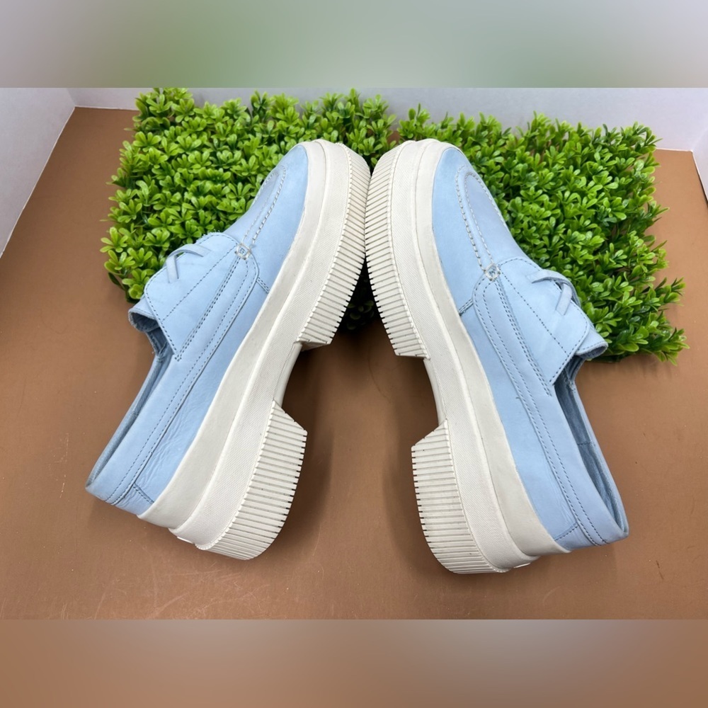 New Sperry, platform woman’s, Highland boat shoe baby blue - Picture 7 of 11